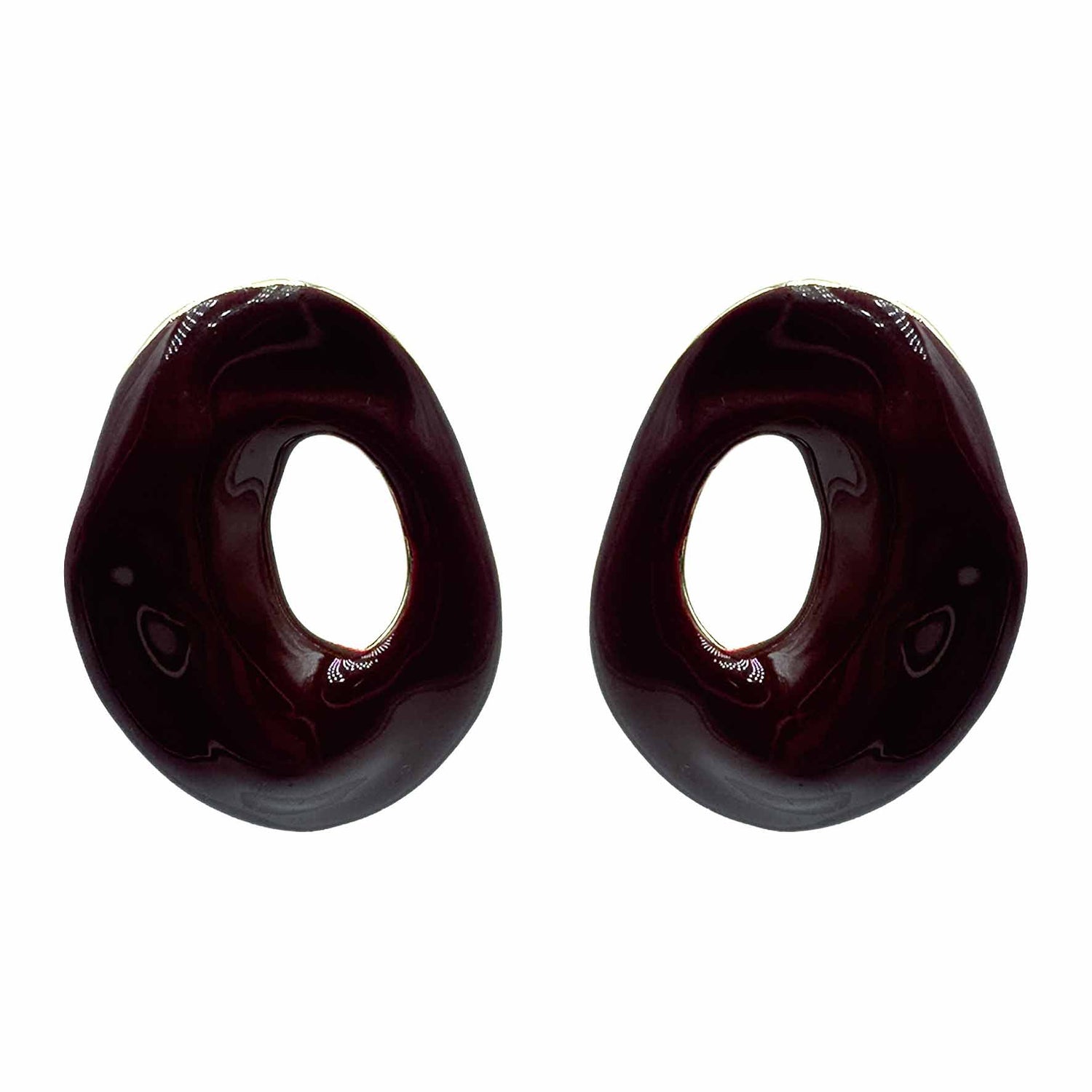 Palestro Milano Orecchini Bordeaux Zoe