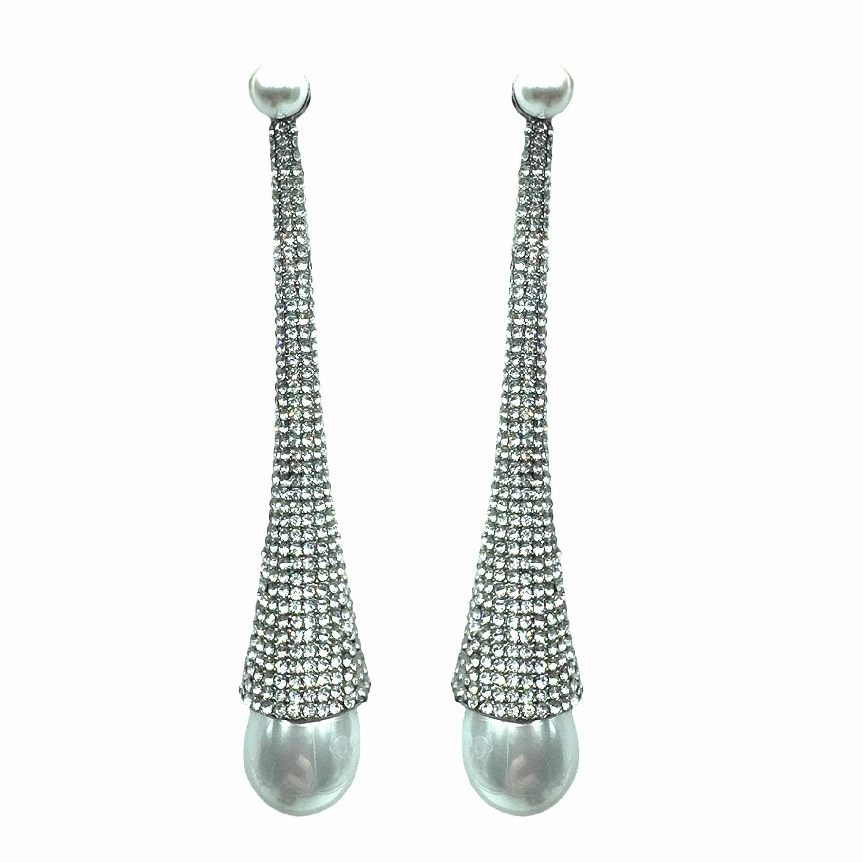 Palestro Milano Orecchini Silver Lacrima di Perla