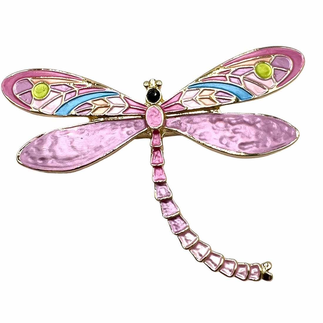 Palestro Milano Spille e spillette Pink Libellula (Magnete)