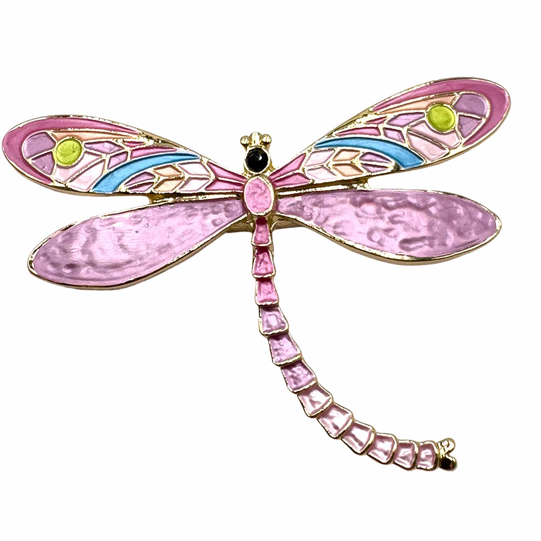 Palestro Milano Spille e spillette Pink Libellula (Magnete)