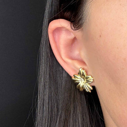 Mini Flower Gold Plated