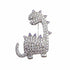 Palestro Milano Spille e spillette Silver Mini Dinosauro