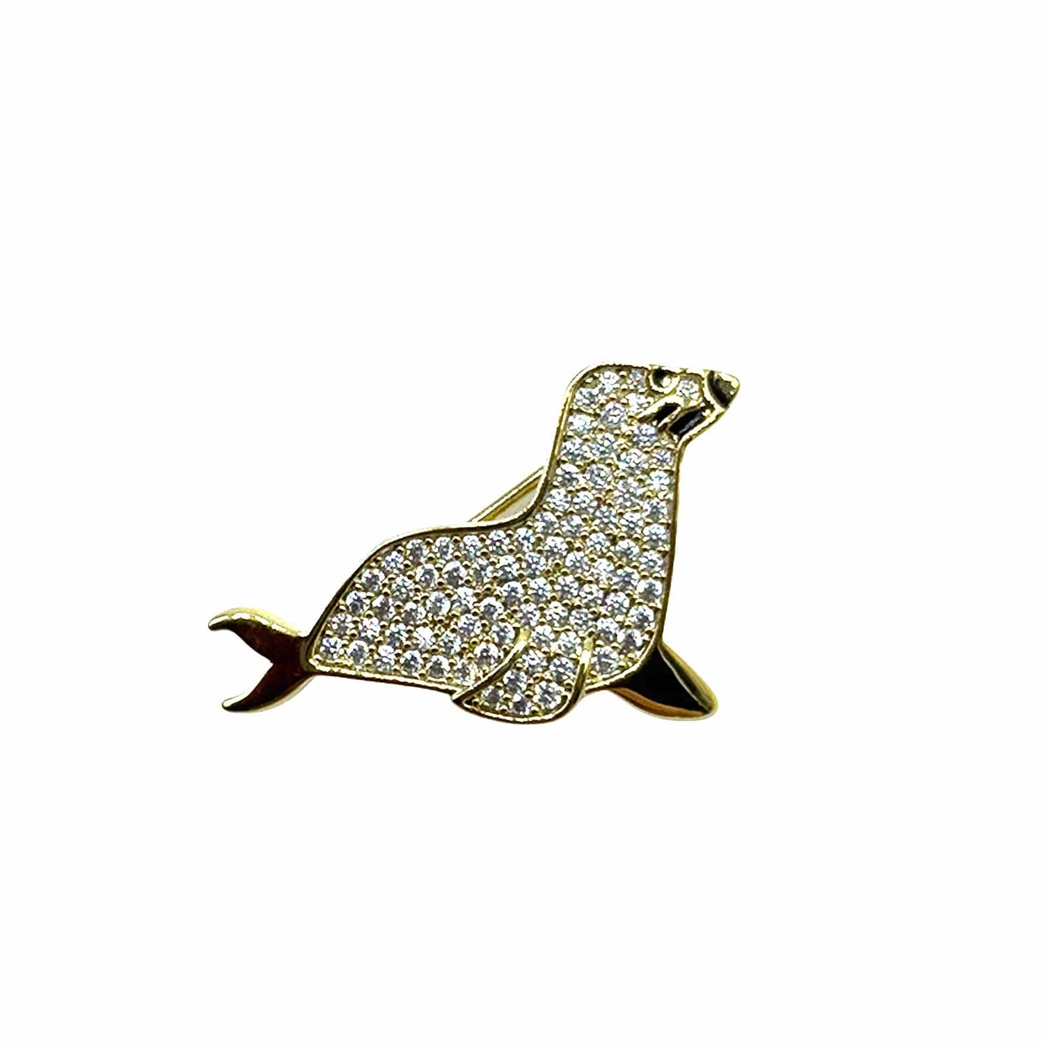 Palestro Milano Spille e spillette Gold Mini Foca