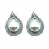 Palestro Milano Orecchini Total Silver Mini Goccia con Perla