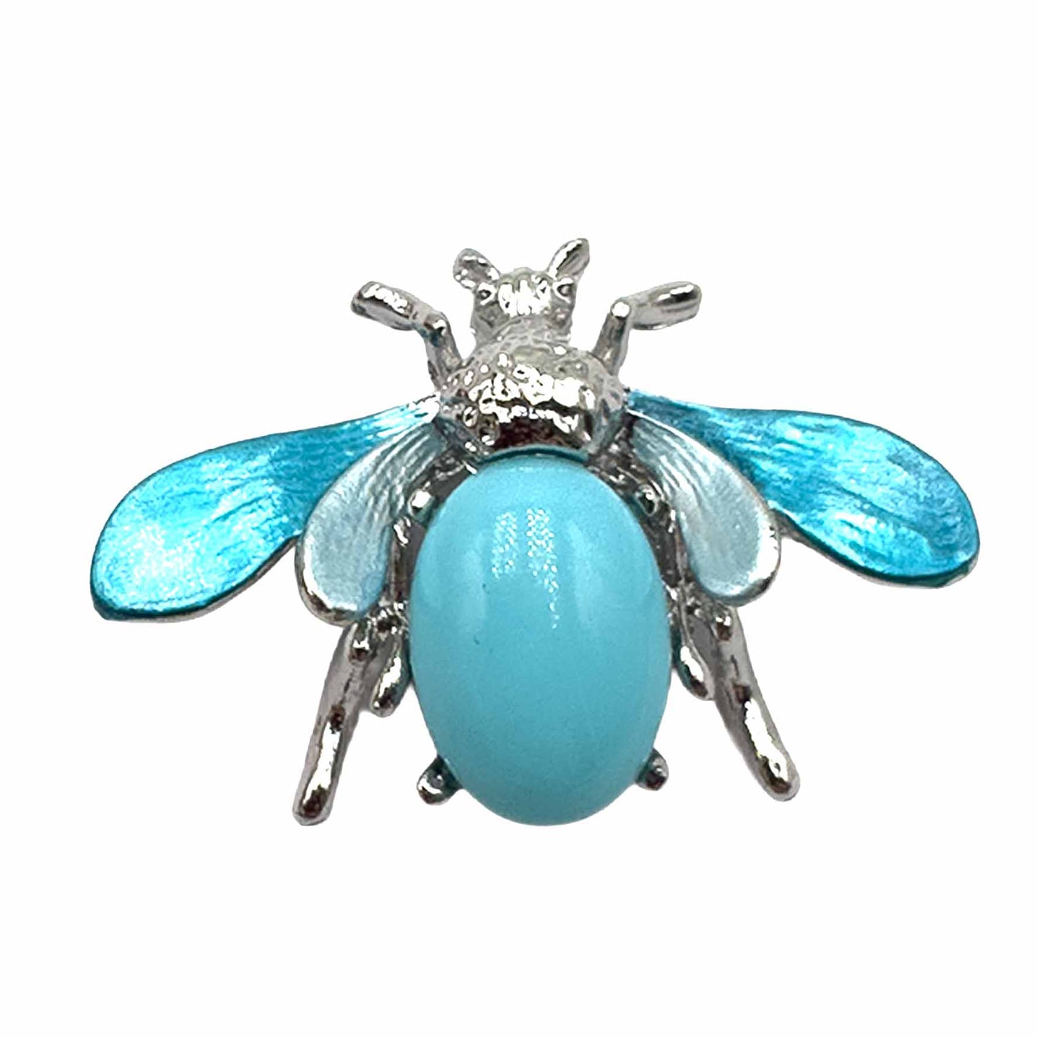 Palestro Milano Spille e spillette Silver - Celeste Mosca con Gemma