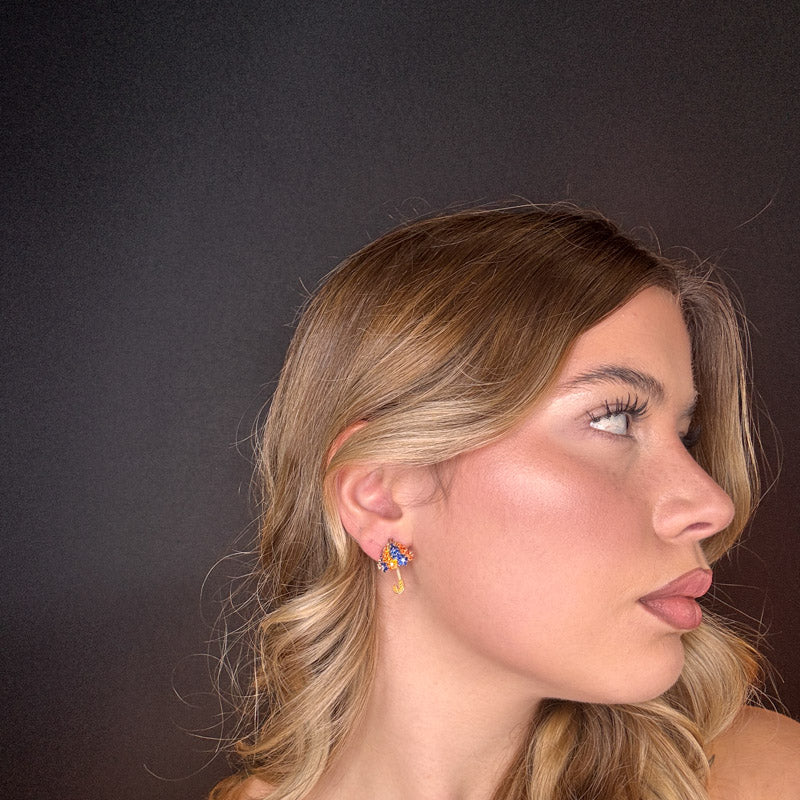 Palestro Milano Orecchini Ombrellini di Pavè