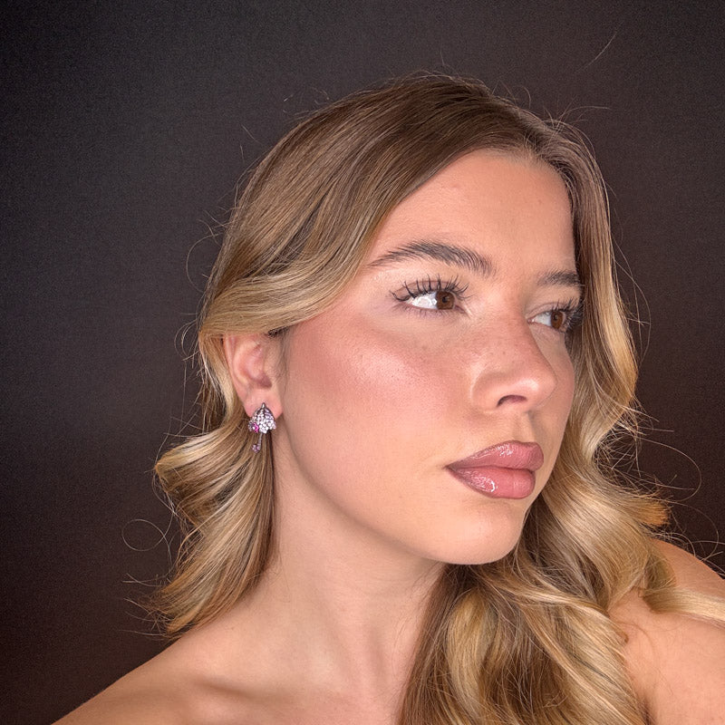 Palestro Milano Orecchini Ombrellini di Pavè