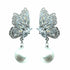 Palestro Milano Orecchini Silver Farfalline con Perla
