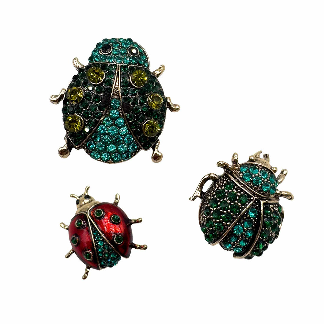 Palestro Milano Spille e spillette Verde Coccinelle - Set