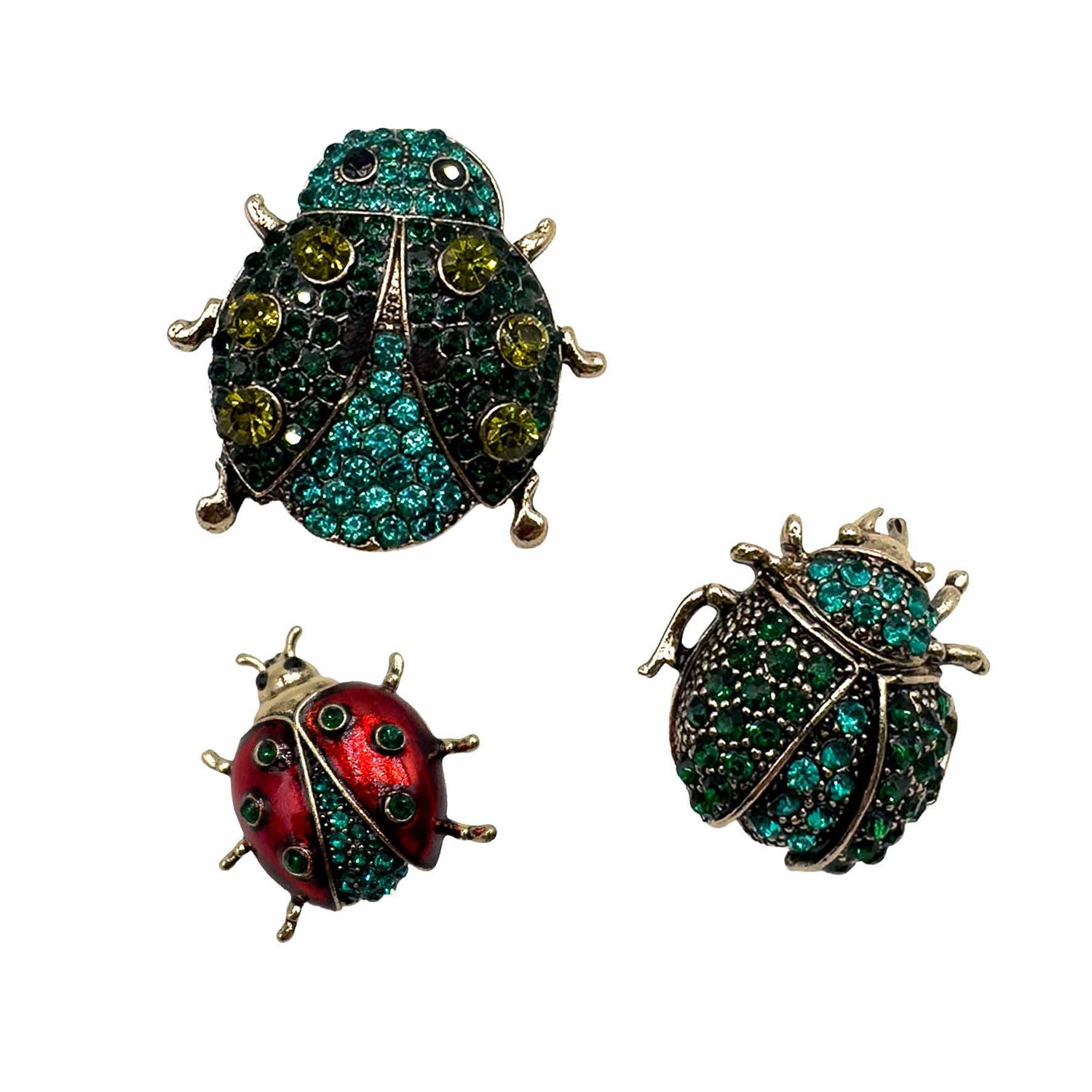 Palestro Milano Spille e spillette Verde Coccinelle - Set