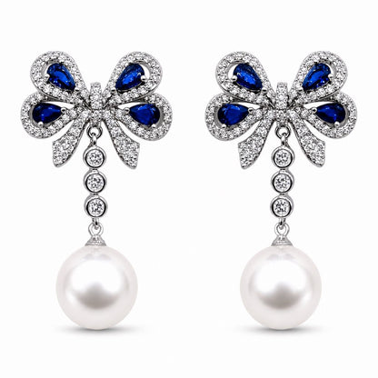 Fiocchettino Silver con Perla Bianca