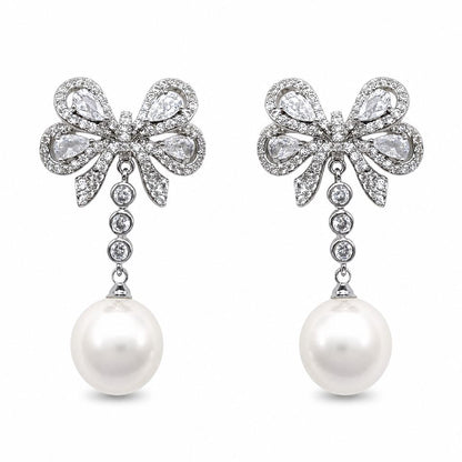 Fiocchettino Silver con Perla Bianca