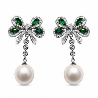 Fiocchettino Silver con Perla Bianca