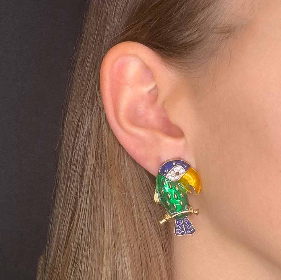 Mini Pappagalli Seduti