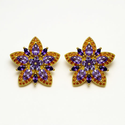 Palestro Milano Arancio-Viola Stelle colorate di pavè