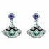 Palestro Milano Base Silver / Lillac Triangoli di pavè&cristalli