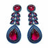 Palestro Milano Blu-Rosso Piume&Gocce di Pavè