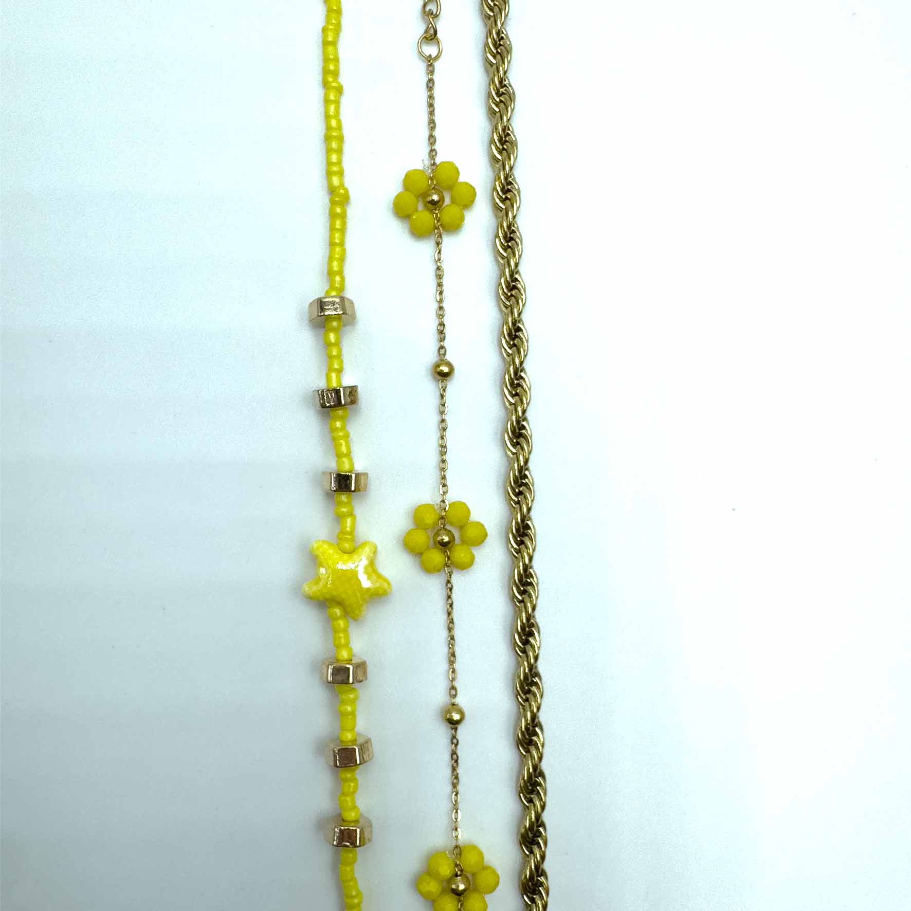 Palestro Milano Cavigliere Trio cavigliere gold&amp;giallo limone