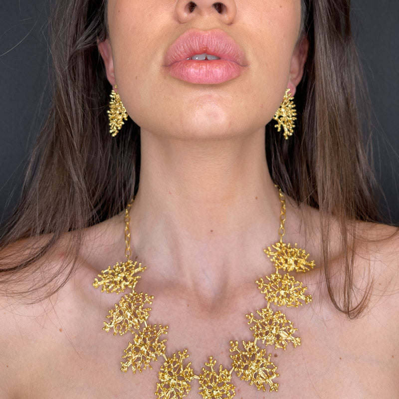 Palestro Milano Collane Corallo Set