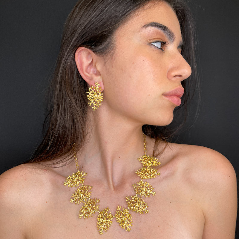 Palestro Milano Collane Corallo Set