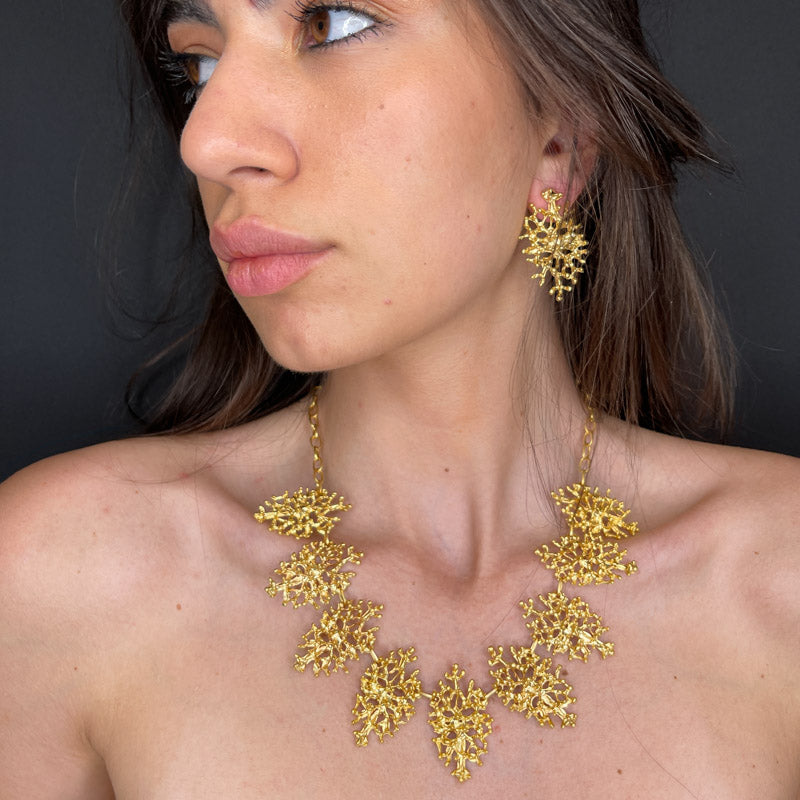 Palestro Milano Collane Corallo Set