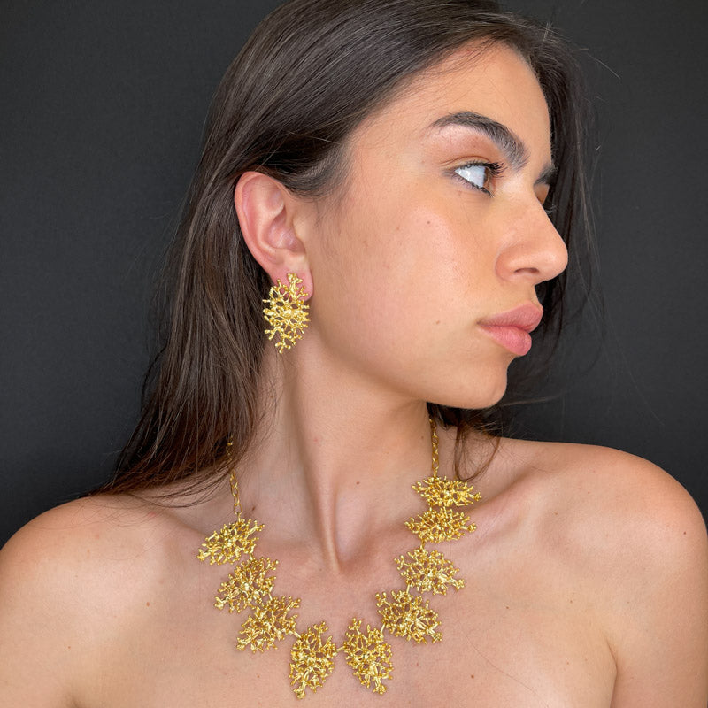 Palestro Milano Collane Corallo Set