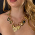 Palestro Milano Collane Cuori Charms Black&Gold