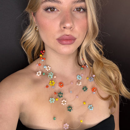 Palestro Milano Collane Multicolor Margherite in Festa