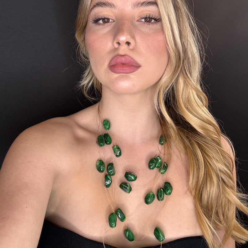 Palestro Milano Collane Verde Armonia di Pietre