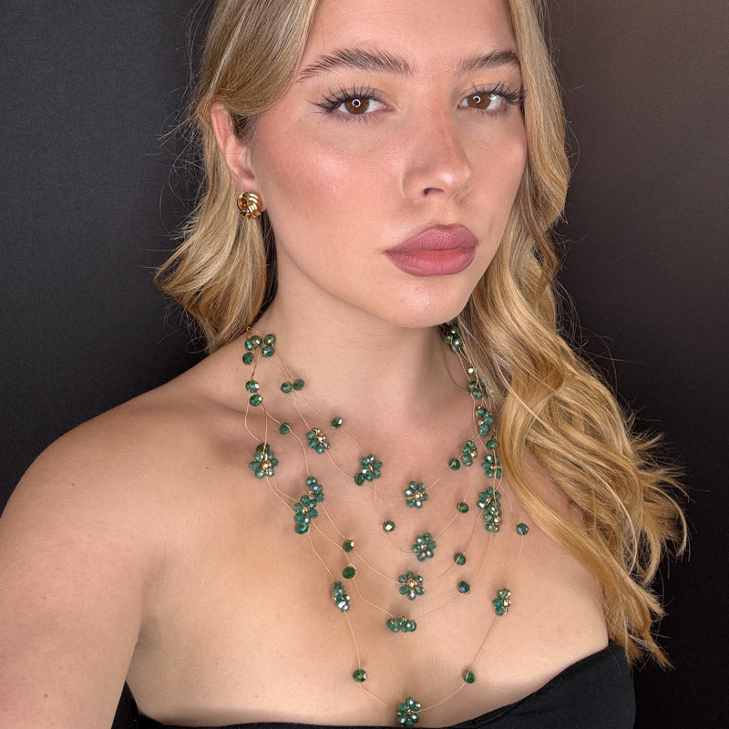 Palestro Milano Collane Verde Margherite in Festa