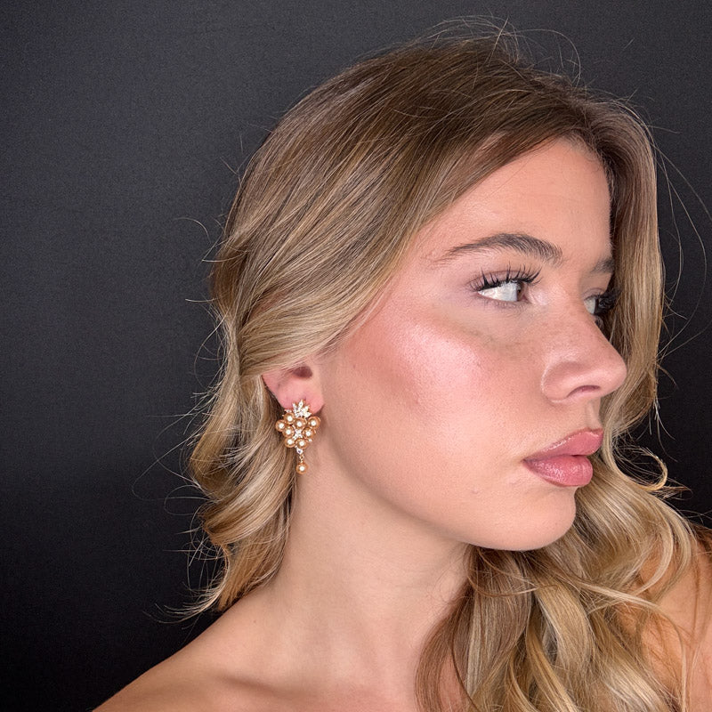 Palestro Milano Gold perle bianche Tripudio di Perle&Pavè