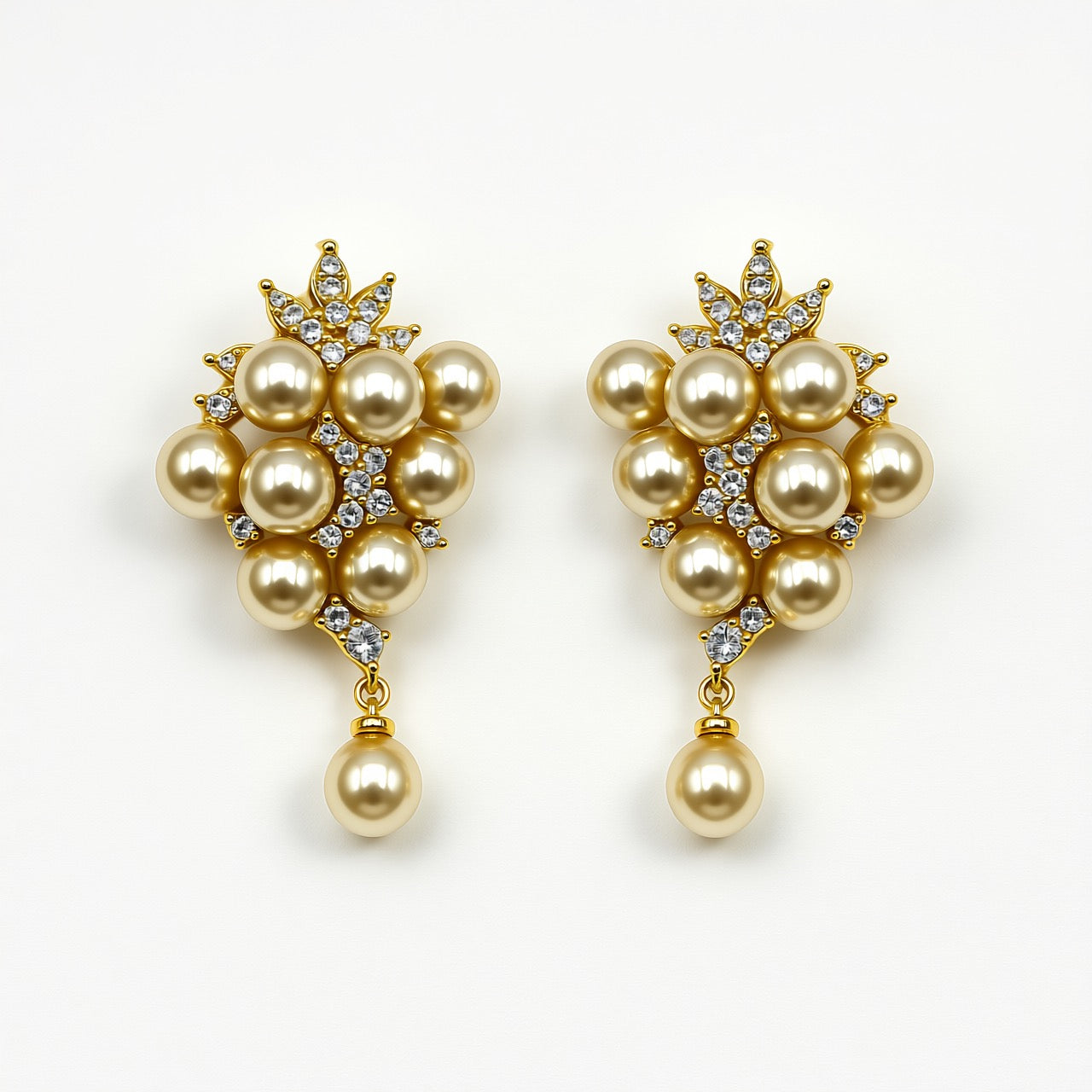 Palestro Milano Gold perle champagne Tripudio di Perle&amp;Pavè