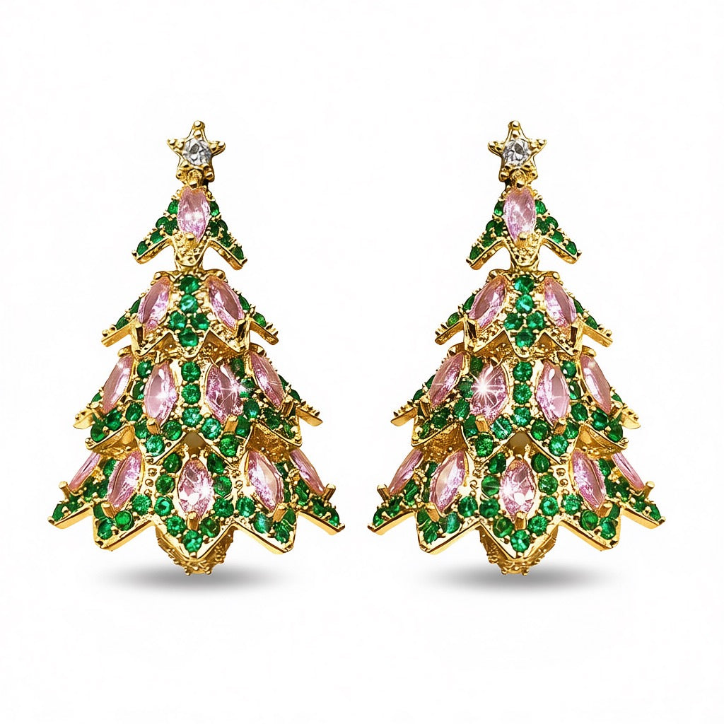 Palestro Milano Gold Pink Verde Alberi Natalizi di Pavè