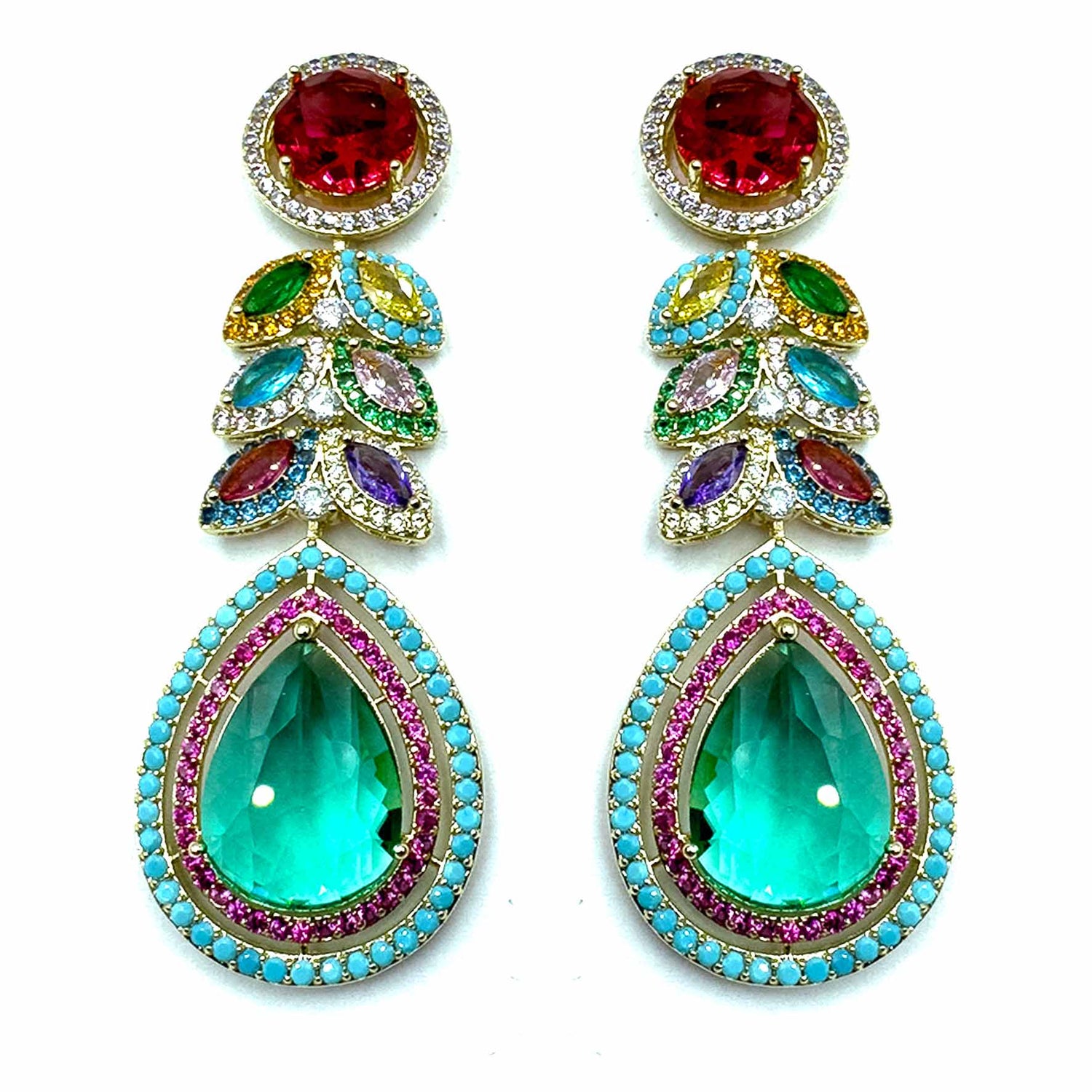 Palestro Milano Multicolor Piume&amp;Gocce di Pavè