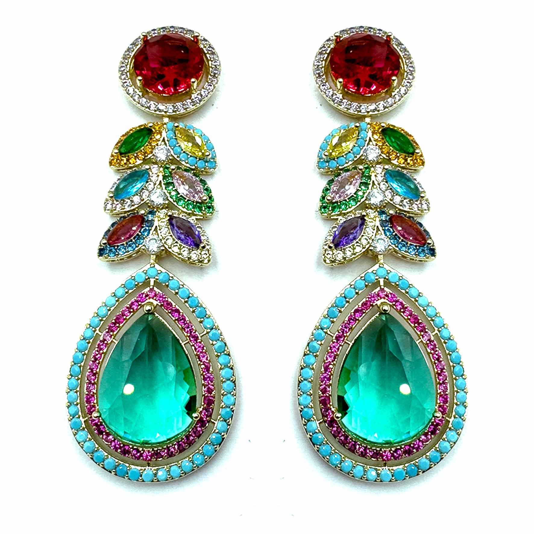 Palestro Milano Multicolor Piume&amp;Gocce di Pavè