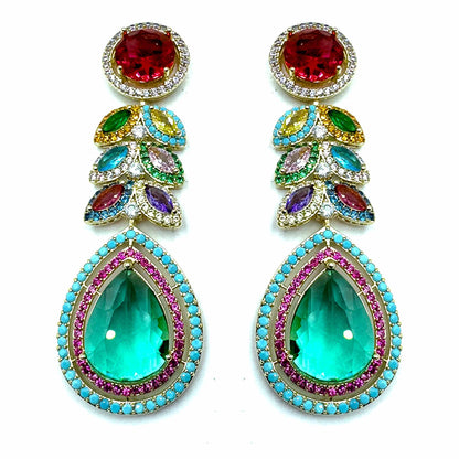 Palestro Milano Multicolor Piume&amp;Gocce di Pavè
