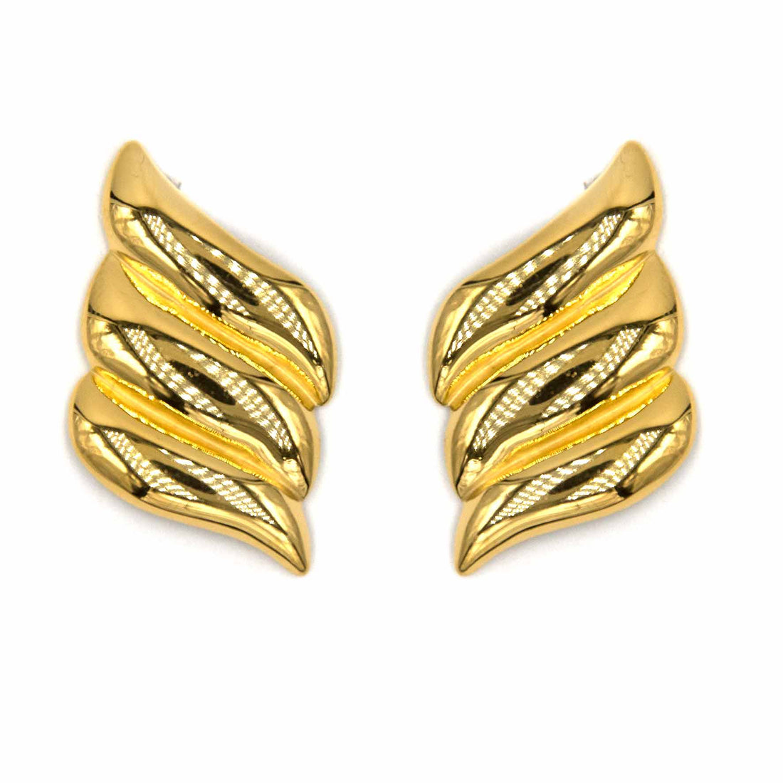 Palestro Milano Orecchini Ali Gold Plated