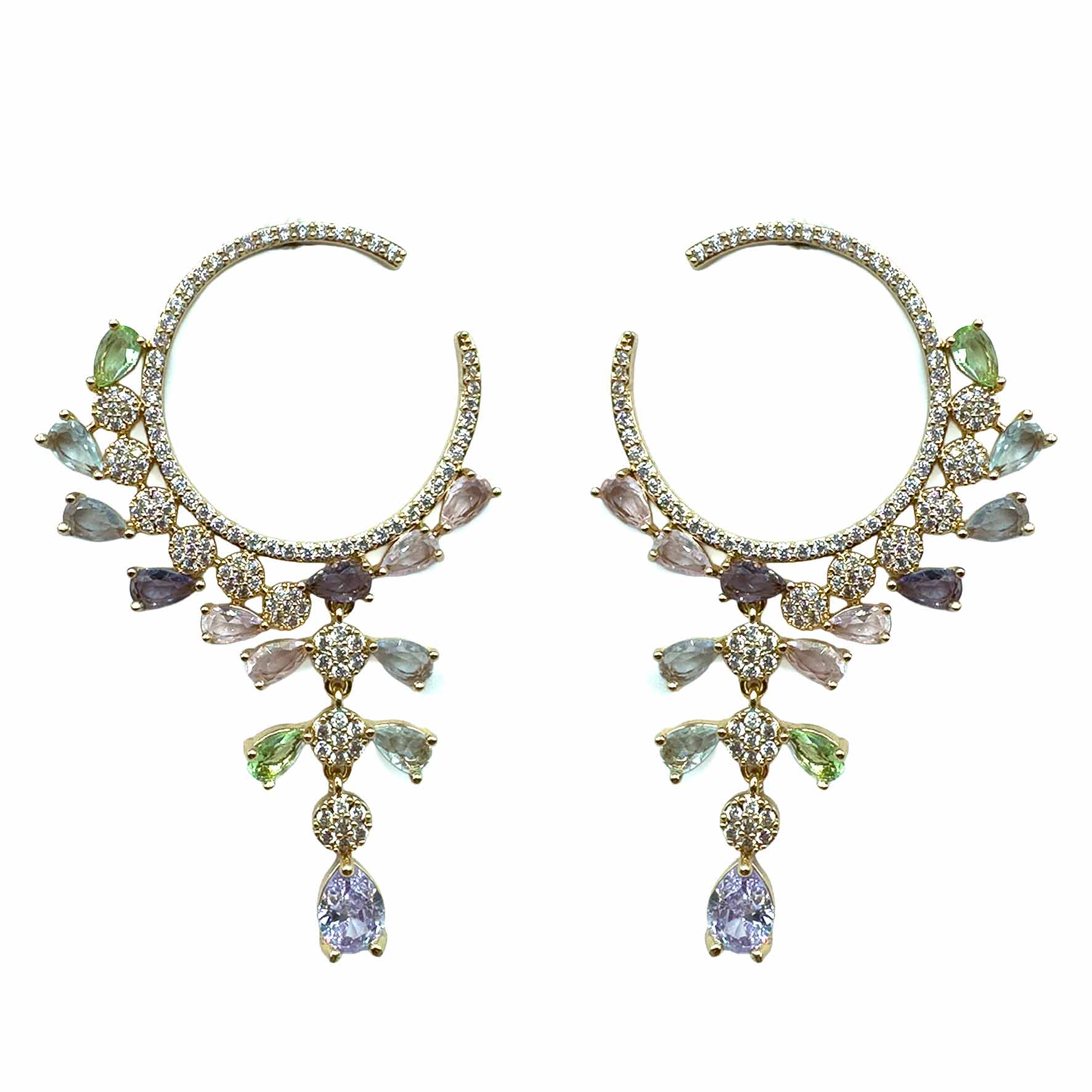 Palestro Milano Orecchini Anello &amp; Pietre