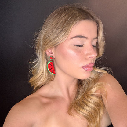 Palestro Milano Orecchini Anguria a spicchio di perline