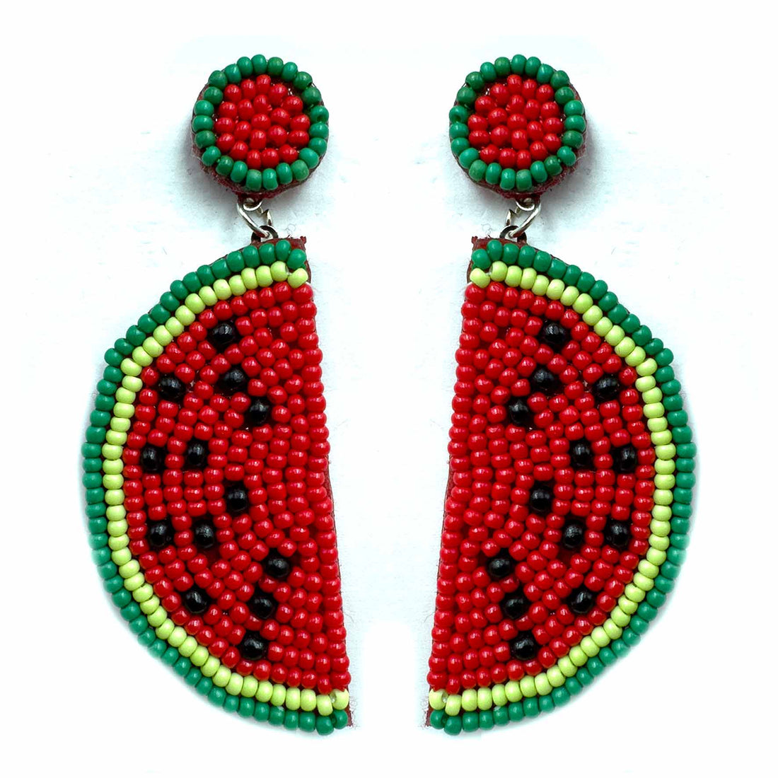 Palestro Milano Orecchini Anguria a spicchio di perline