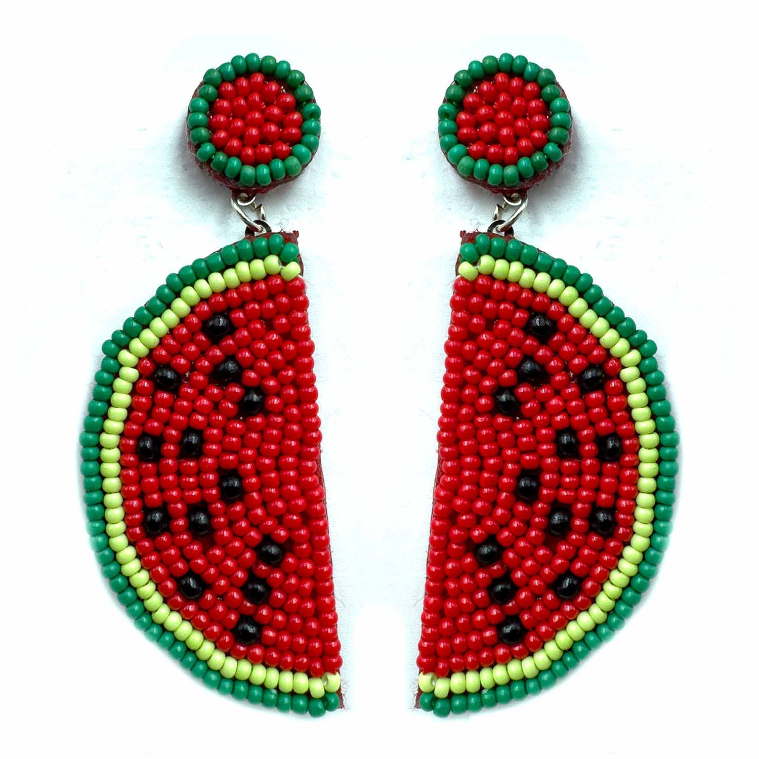 Palestro Milano Orecchini Anguria a spicchio di perline