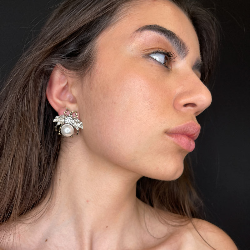 Palestro Milano Orecchini Ape Regina Big Perla