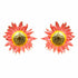 Palestro Milano Orecchini Arancio Girasoli Colorati