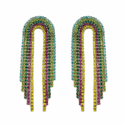 Palestro Milano Orecchini Arcobaleno di zirconi