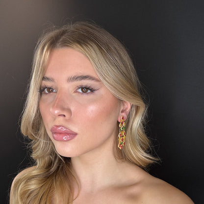 Palestro Milano Orecchini Armonia di gocce colorate