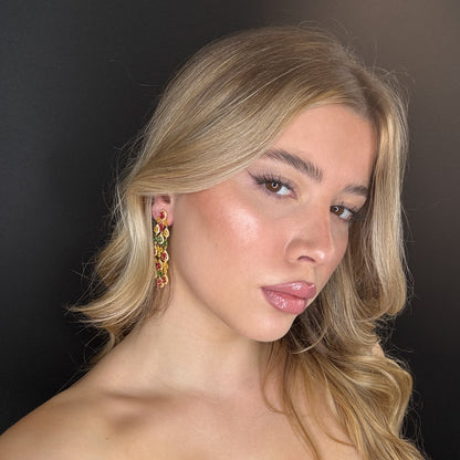 Palestro Milano Orecchini Armonia di gocce colorate