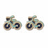 Palestro Milano Orecchini Azzurro Biciclette