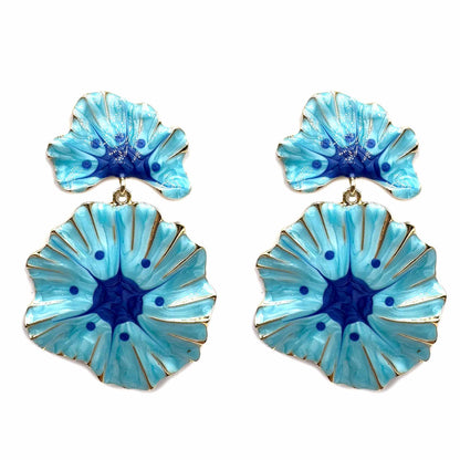 Palestro Milano Orecchini Azzurro Blu Picasso
