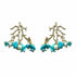 Palestro Milano Orecchini Azzurro Coralli perline&pietrine