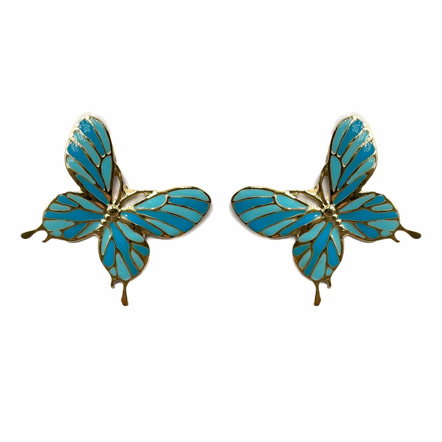 Palestro Milano Orecchini Azzurro Farfalle colorate - new edition 2025
